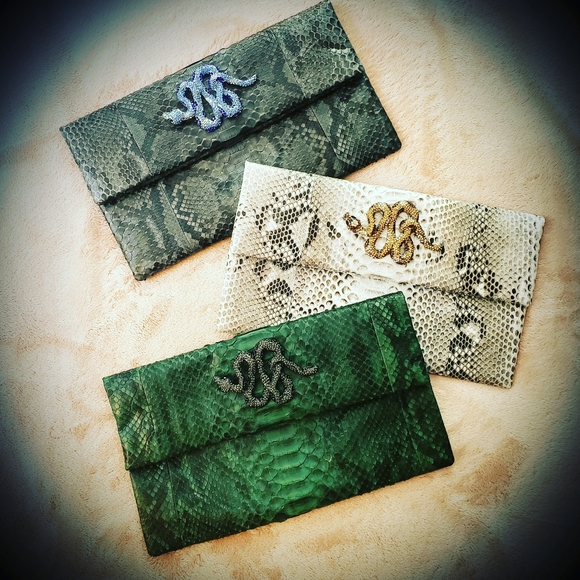 Genuine python clutch bag "SNAKEBAG" - Picture 6 of 6